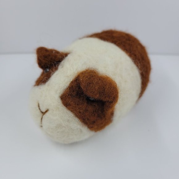 Guinea pig /Needle felted Guinea pig/ Soft Stuffed Cute / Peruvian Stuffed Guine - Picture 5 of 10